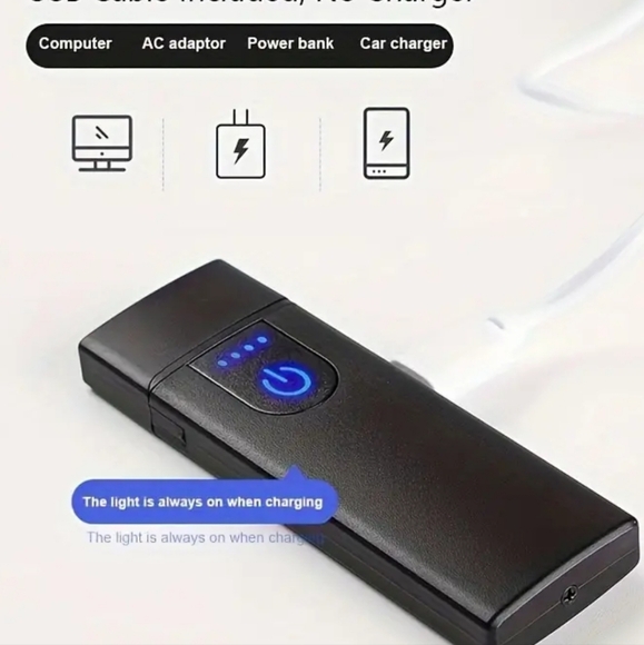 GLOW IN THE DARK  RECHARGEABLE LIGHTER - Picture 4 of 7